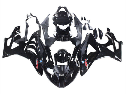 2009-2014 BMW S1000RR Glossy Black Matte Black Fairing Kit