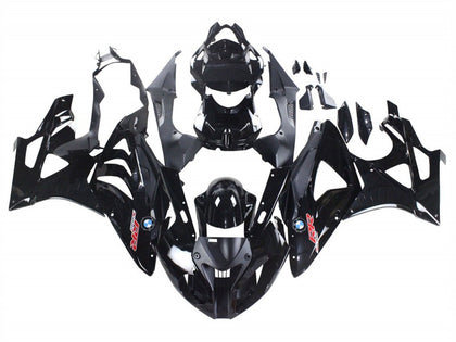 2009-2014 BMW S1000RR Glossy Black Matte Black Fairing Kit