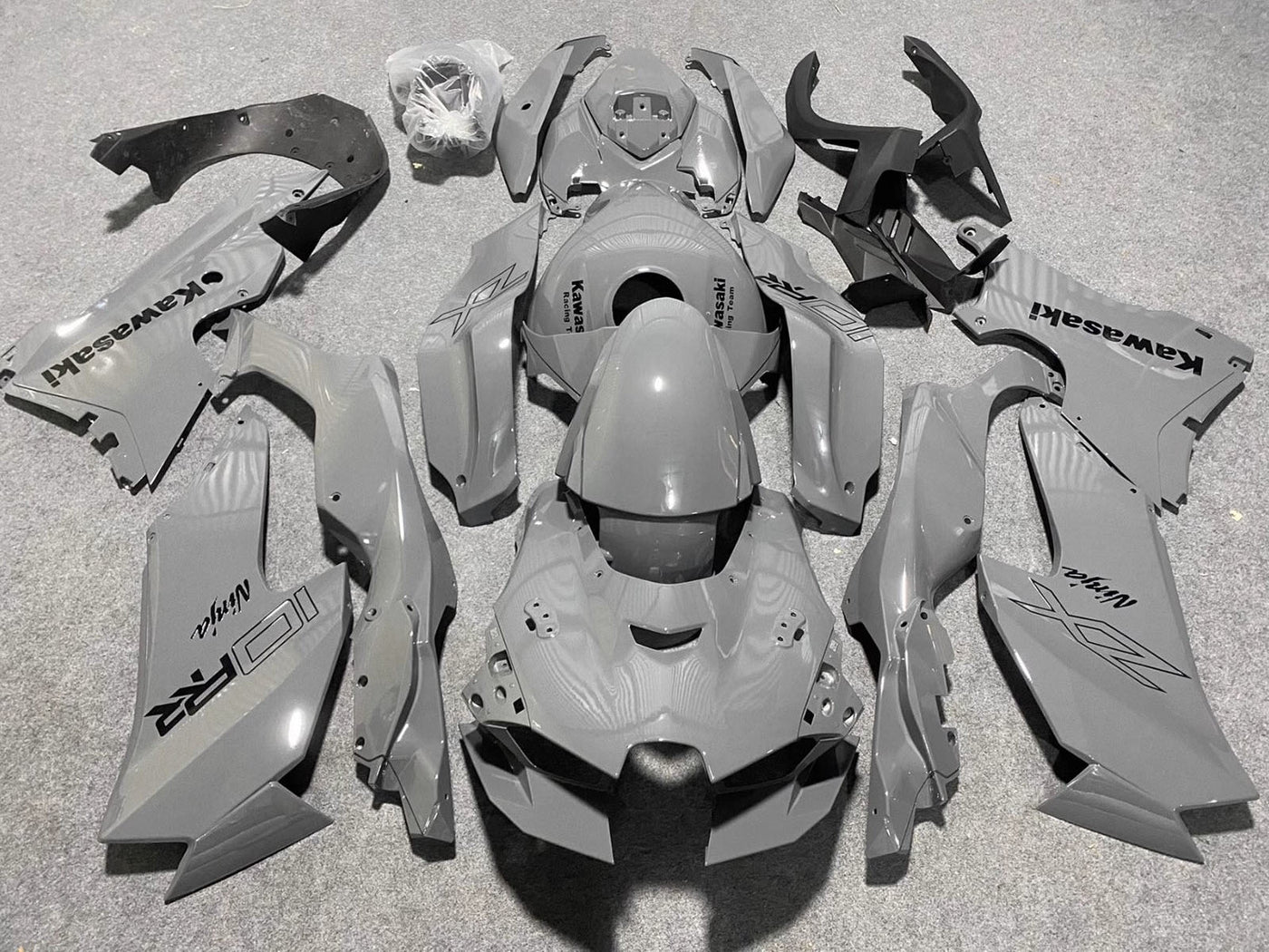 2021-2025 Grey Ninja Kawasaki ZX10R Motorcycle Fairings， Purchase 2021-2025 Grey Ninja Kawasaki ZX10R Motorcycle Fairings UK - UK