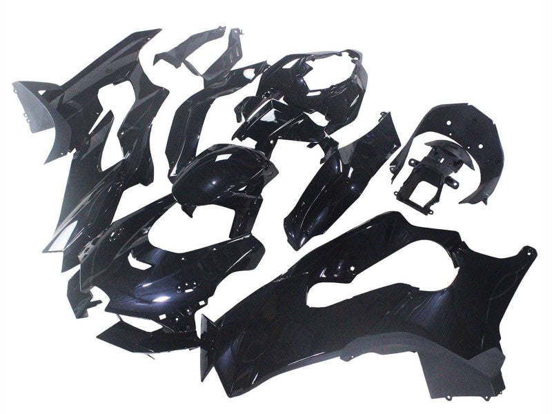 Purchase 2021-2025 Glossy Black Kawasaki ZX10R Motorcycle Fairings UK