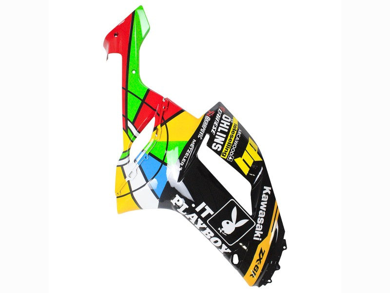 Purchase 2007-2008 Colorful Playboy 223 Kawasaki ZX6R Motorcycle Fairings UK