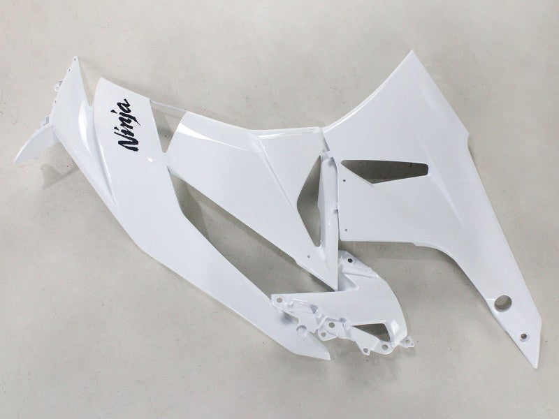 Purchase 2009-2012 White Black Ninja Kawasaki ZX6R Motorcycle Fairings UK