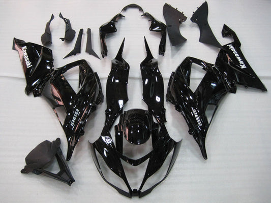2013-2018 Glossy Black Kawasaki ZX6R Motorcycle Fairing， Purchase 2013-2018 Glossy Black Kawasaki ZX6R Motorcycle Fairing UK - UK
