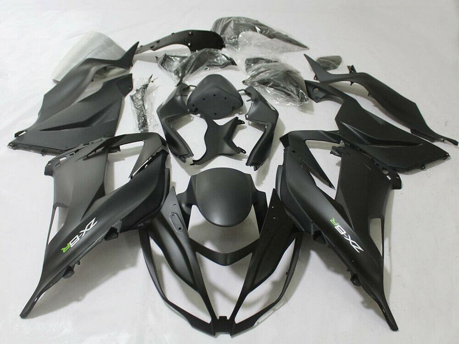 2013-2018 Matte Black Kawasaki ZX6R Motorcycle Fairing， Purchase 2013-2018 Matte Black Kawasaki ZX6R Motorcycle Fairing UK - UK