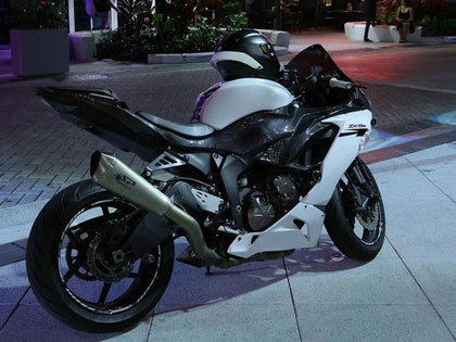 2019-2022 Kawasaki ZX-6R White Carbon Fiber Fairing Kit