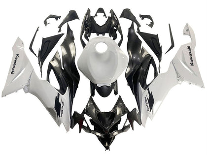 2019-2022 Kawasaki ZX-6R White Carbon Fiber Fairing Kit