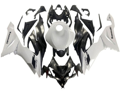 2019-2022 Kawasaki ZX-6R White Carbon Fiber Fairing Kit