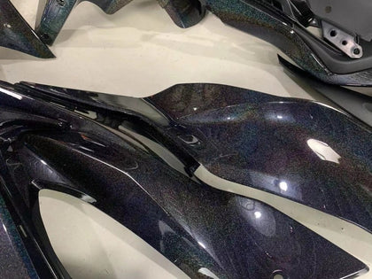 2019-2022 Kawasaki ZX-6R Black Rainbow Fairing Kit