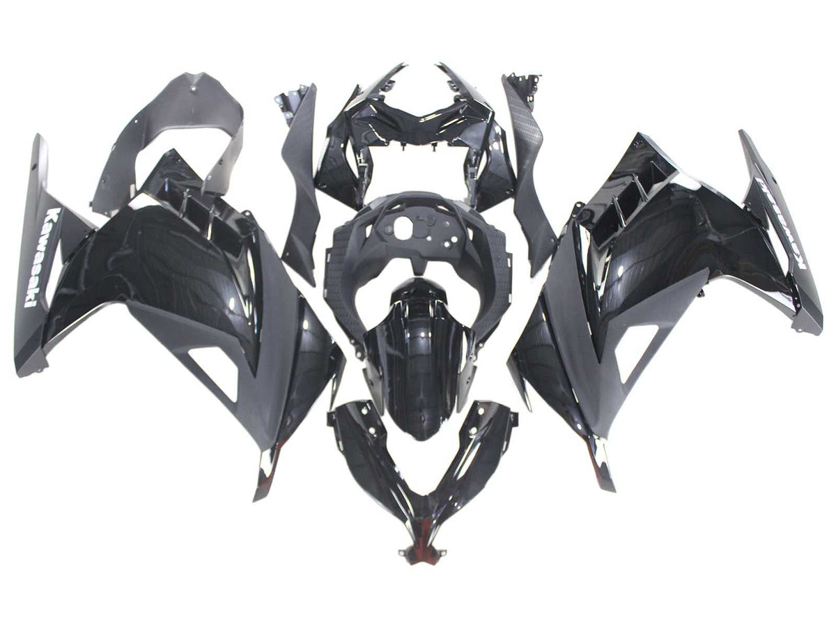 2013-2024 Black Kawasaki Ninja 300 EX300R Fairing Kit