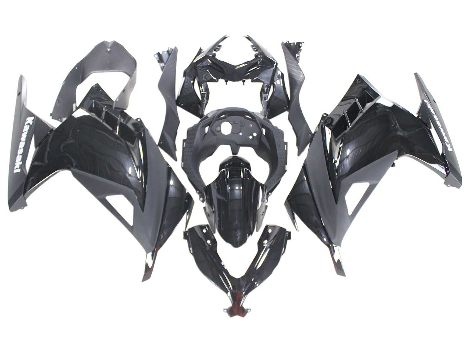 2013-2024 Black Kawasaki Ninja 300 EX300R Fairing Kit