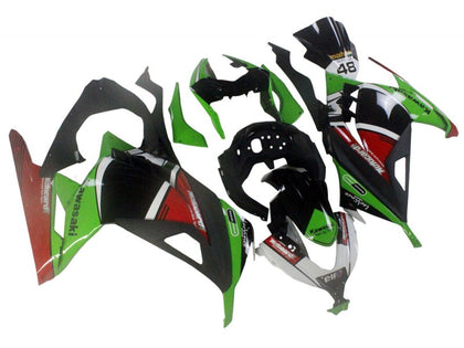 2013-2024 Kawasaki Ninja-300 Green Red Black Elf EX300R Fairing Kit
