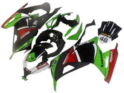 2013-2024 Kawasaki Ninja-300 Green Red Black Elf EX300R Fairing Kit