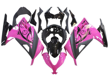 2013-2024 Kawasaki 300-EX300R-EX300 Pink Black EX300R Fairing Kit