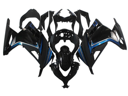 2013-2024 Kawasaki Ninja-300 Black Blue EX300R Fairing Kit