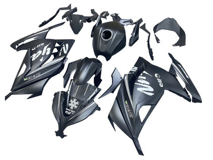 2013-2024 Kawasaki Ninja-300 Matte Black Elf EX300R Fairing Kit