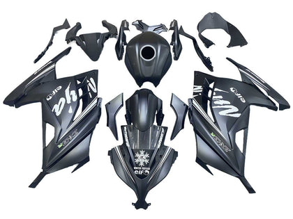 2013-2024 Kawasaki Ninja-300 Matte Black Elf EX300R Fairing Kit