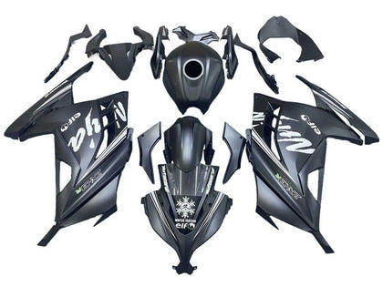 2013-2024 Kawasaki Ninja-300 Matte Black Elf EX300R Fairing Kit