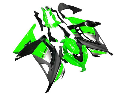 2013-2024 Kawasaki Ninja-300 Green Black EX300R Fairing Kit