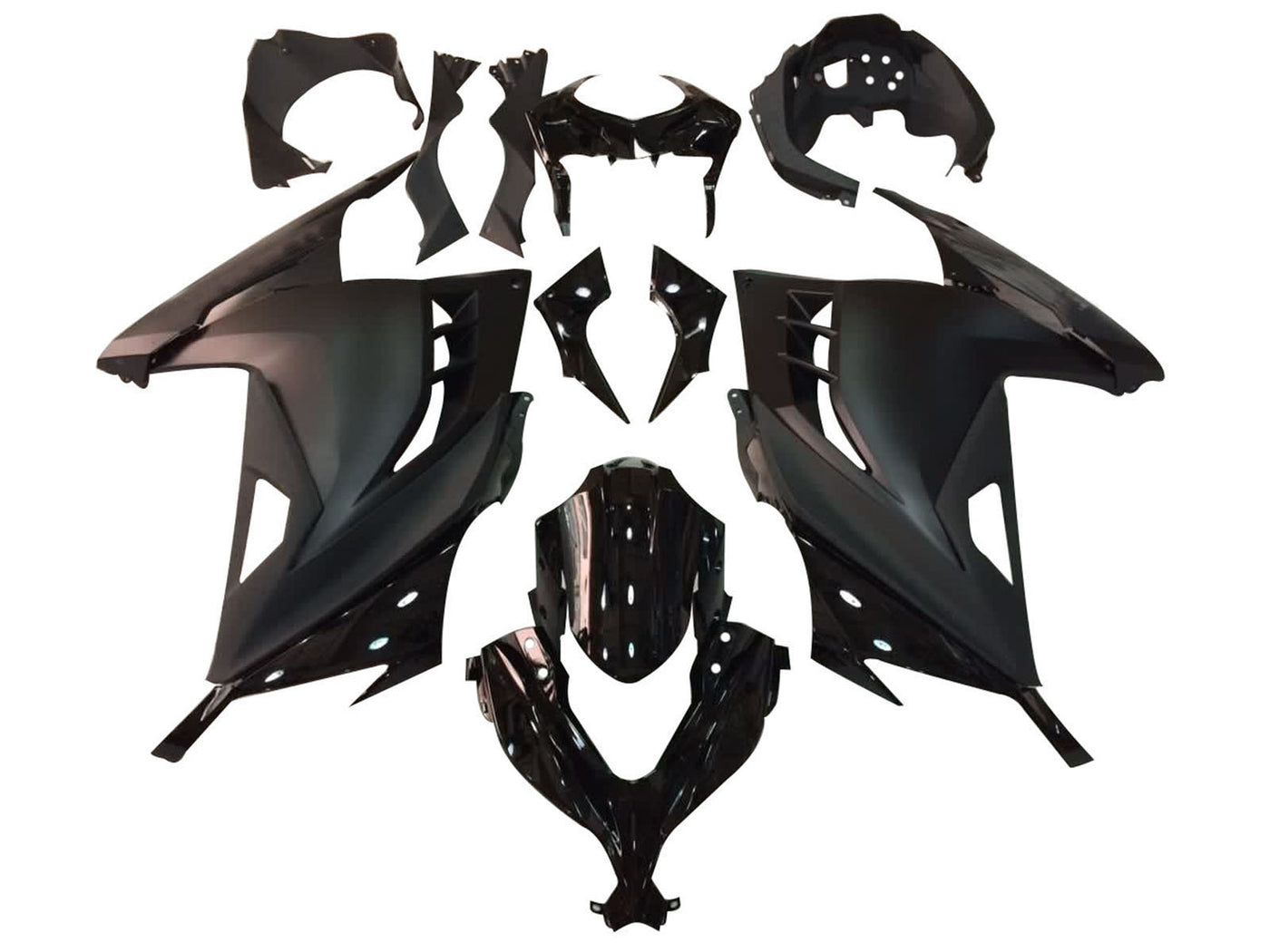 2013-2024 Black Kawasaki Ninja 300 EX300R Fairing Kit