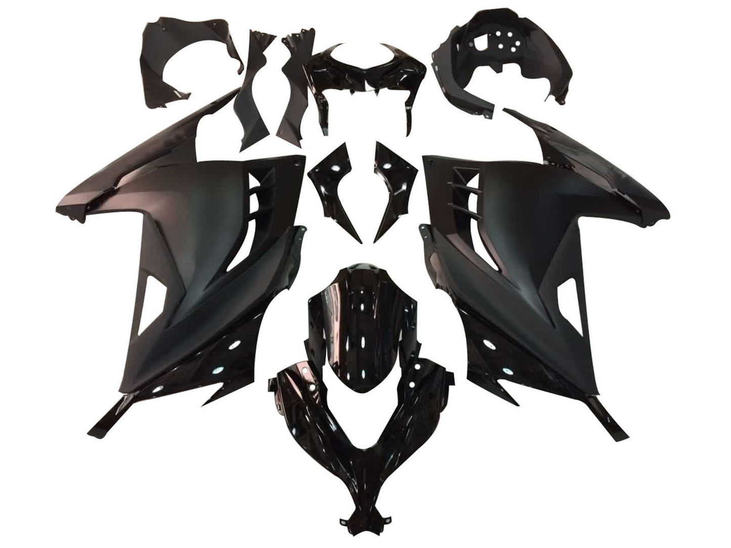 2013-2024 Black Kawasaki Ninja 300 EX300R Fairing Kit
