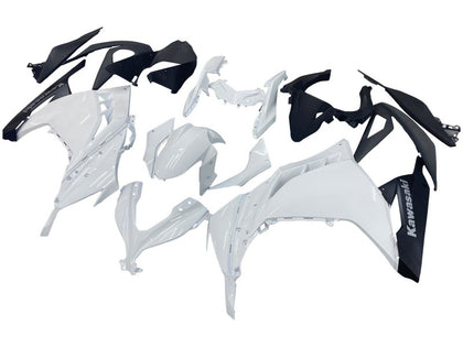 2013-2024 Kawasaki Ninja-300 White EX300R Fairing Kit