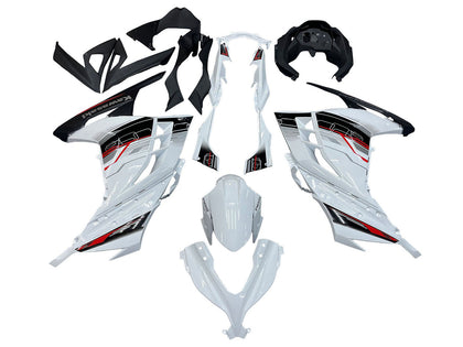 2013-2024 Kawasaki Ninja-300 White Black Red EX300R Fairing Kit