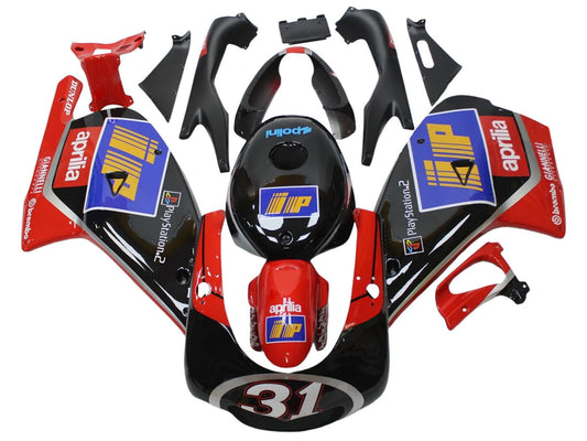 2000-2005 Red Blue Black 31 Aprilia RS125 Fairing Kit