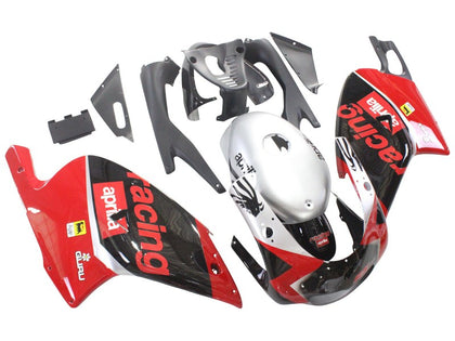 2000-2005 Aprilia RS125 Red Black Silver Racing Fairing Kit