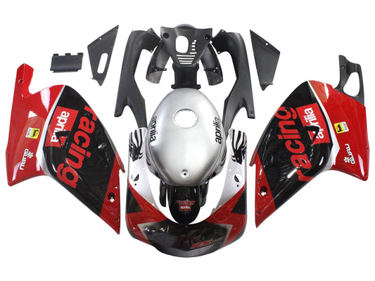 2000-2005 Red Black Silver Racing Aprilia RS125 Fairing Kit