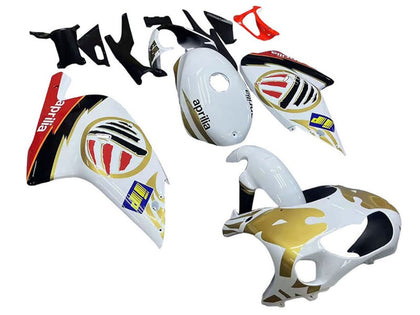2000-2005 Aprilia RS125 White Gold Red Fairing Kit