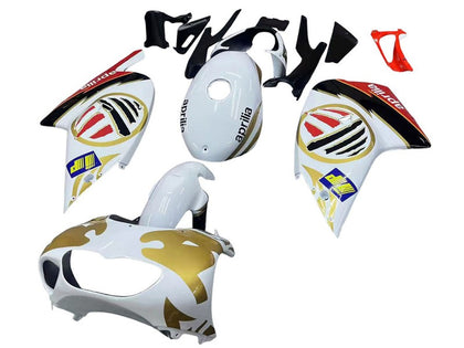 2000-2005 Aprilia RS125 White Gold Red Fairing Kit
