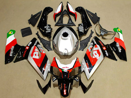 2006-2011 Aprilia RS125 Red Silver Black Fairing Kit