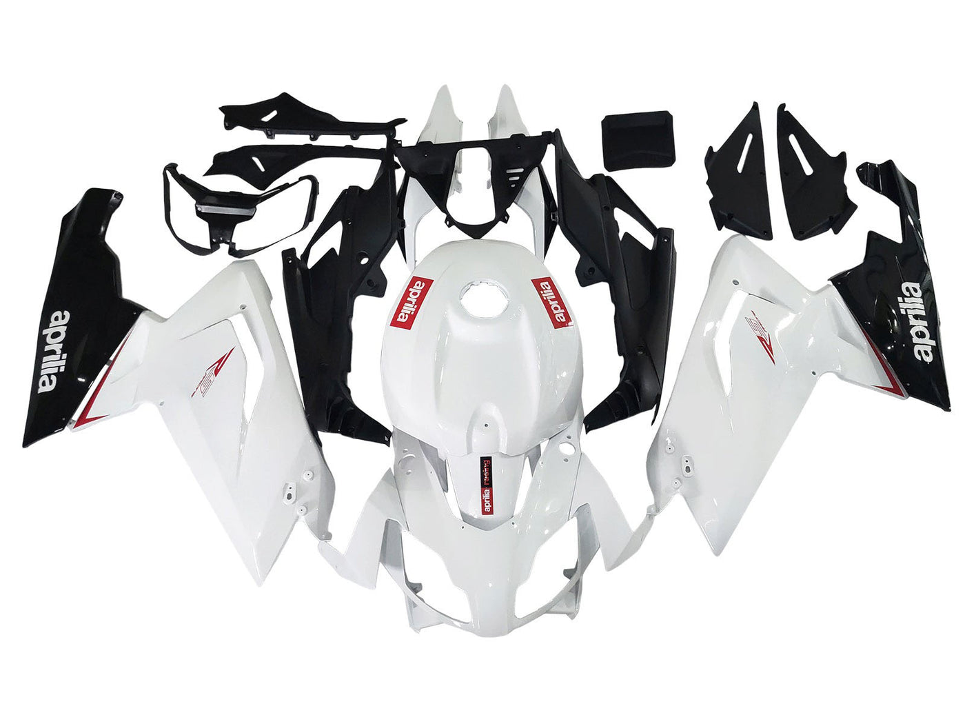 2006-2011 White Black Red Aprilia RS125 Fairing Kit