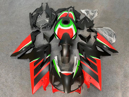 2006-2011 Aprilia RS125 Red Black Green Fairing Kit