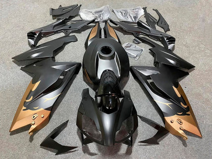 2006-2011 Aprilia RS125 Matte Black Gold Fairing Kit