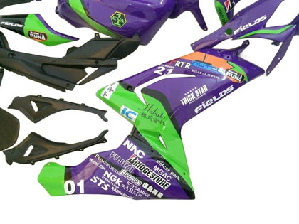 2006-2011 Aprilia RS125 Purple Green Fairing Kit