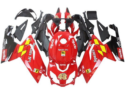 2006-2011 Red Black Aprilia RS125 Fairing Kit