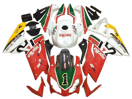2006-2011 Aprilia RS125 Red Green White Fairing Kit