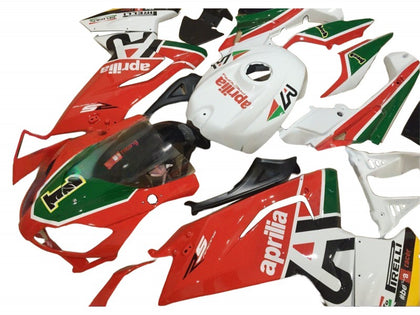 2006-2011 Aprilia RS125 Red Green White Fairing Kit