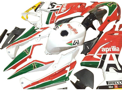 2006-2011 Aprilia RS125 Red Green White Fairing Kit