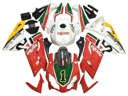 2006-2011 Aprilia RS125 Red Green White Fairing Kit