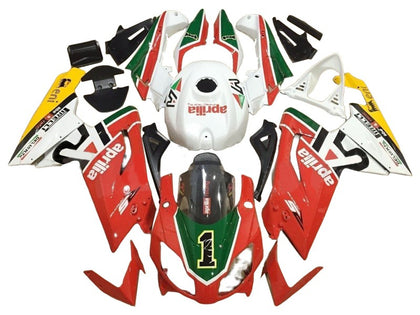 2006-2011 Aprilia RS125 Red Green White Fairing Kit