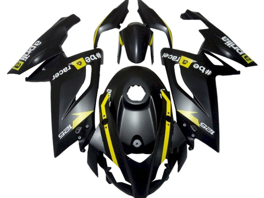 2006-2011 Black Yellow Aprilia RS125 Fairing Kit