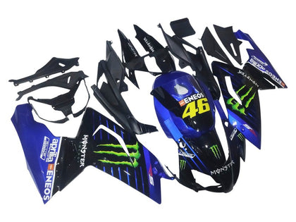 2006-2011 Aprilia RS125 Blue Black Monster Fairing Kit