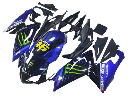 2006-2011 Aprilia RS125 Blue Black Monster Fairing Kit