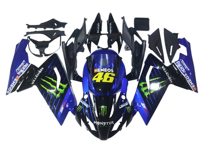 2006-2011 Aprilia RS125 Blue Black Monster Fairing Kit