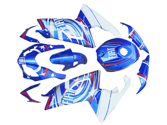 2006-2011 White Blue Aprilia RS125 Fairing Kit