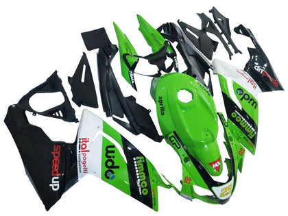 2006-2011 Aprilia RS125 Green Black White Fairing Kit