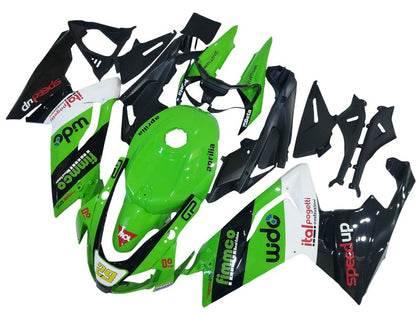 2006-2011 Aprilia RS125 Green Black White Fairing Kit