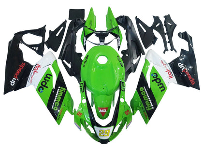 2006-2011 Aprilia RS125 Green Black White Fairing Kit